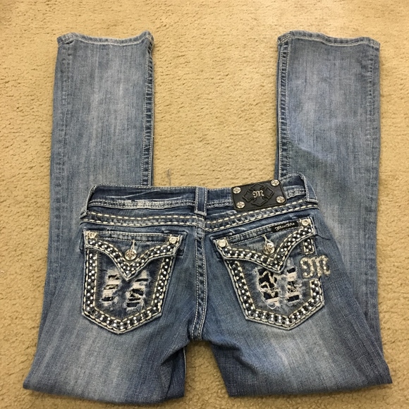 Miss Me Denim - Miss Me Distressed Boot Cut Jeans